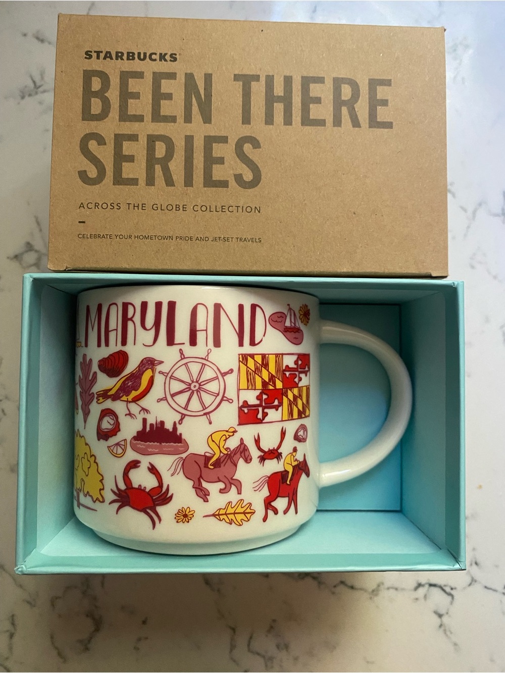 Starbucks Been There Series Maryland White Ceramic Mug